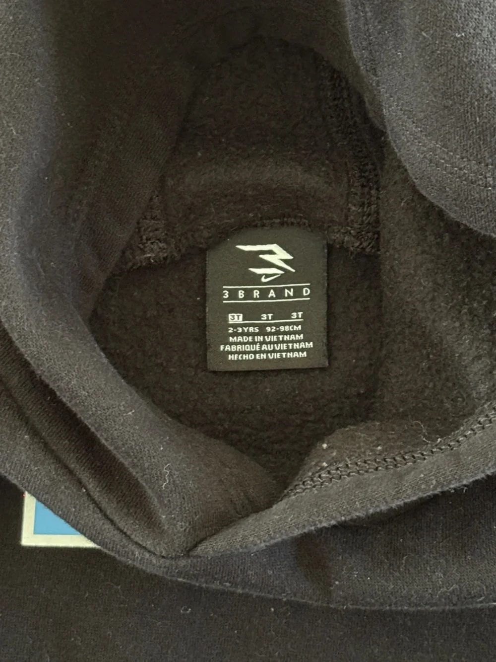 Nike Kids Black Hoodie & Joggers Set with Blue Logo